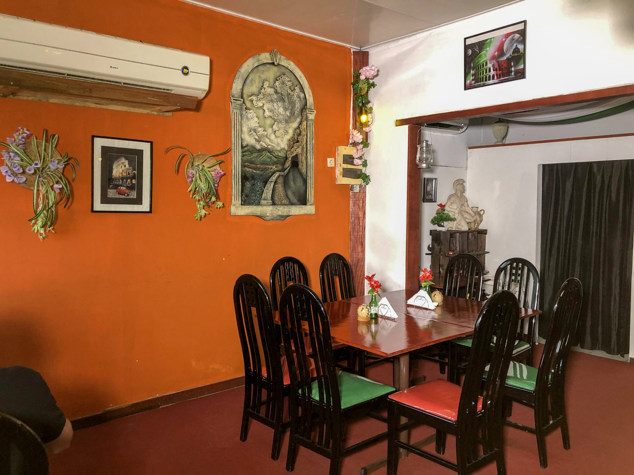 Inside Padre Nostro Restaurant